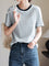 配色シャーリングメロウTシャツ　2色入 - SonderSable
