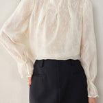 パールタックインレースブラウス - SonderSable