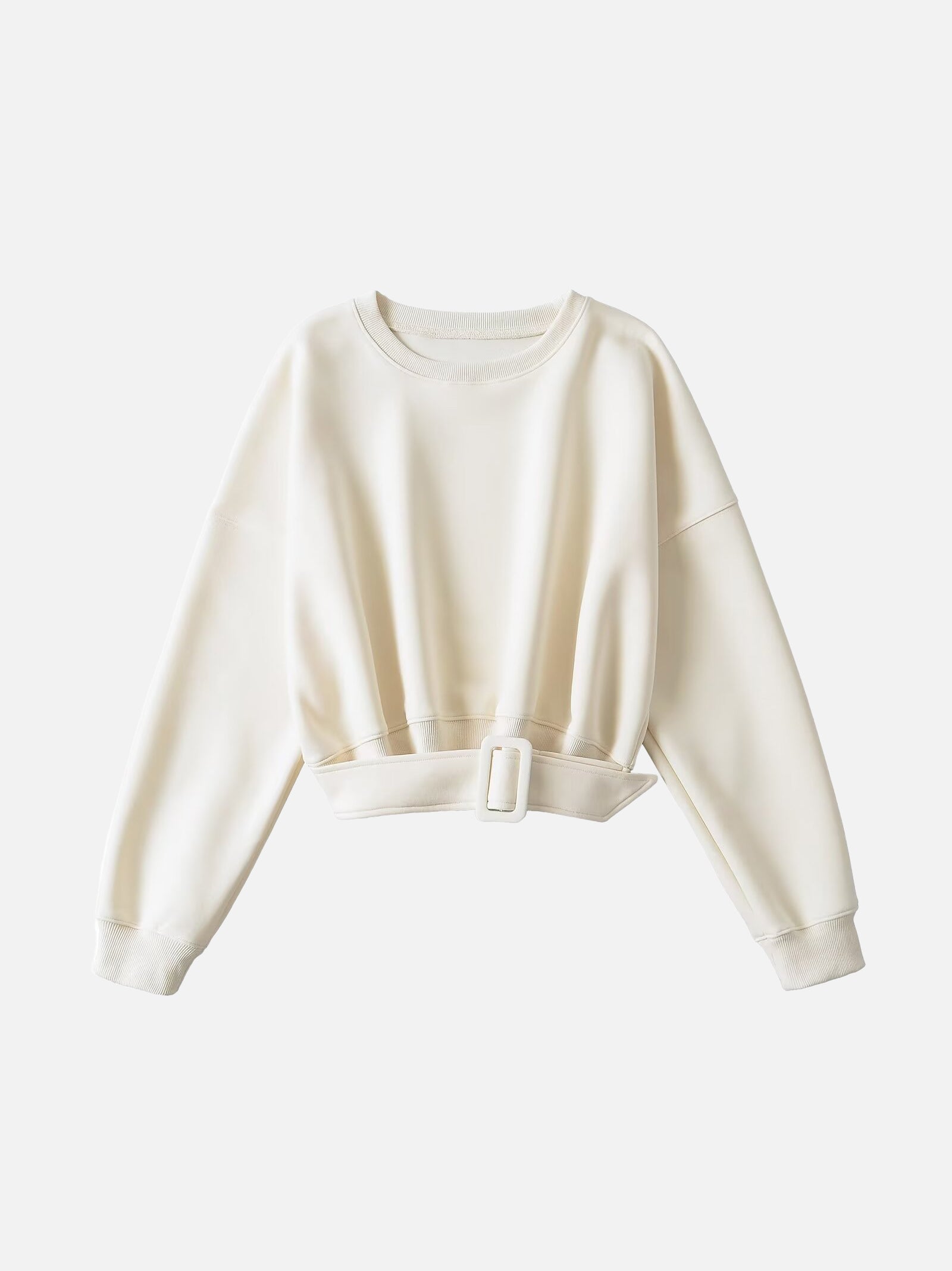 Buckle belt design sweatshirt (6 colors)