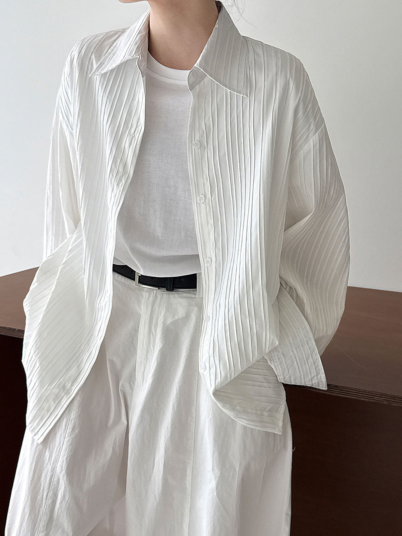 Striped Big Shirt (2 colors)