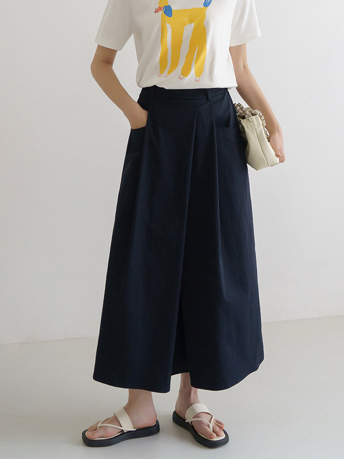 Cross stack design skirt (2 colors)