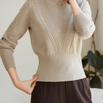 <先行公開>V型ケーブル編みニット　5色入 - SonderSable