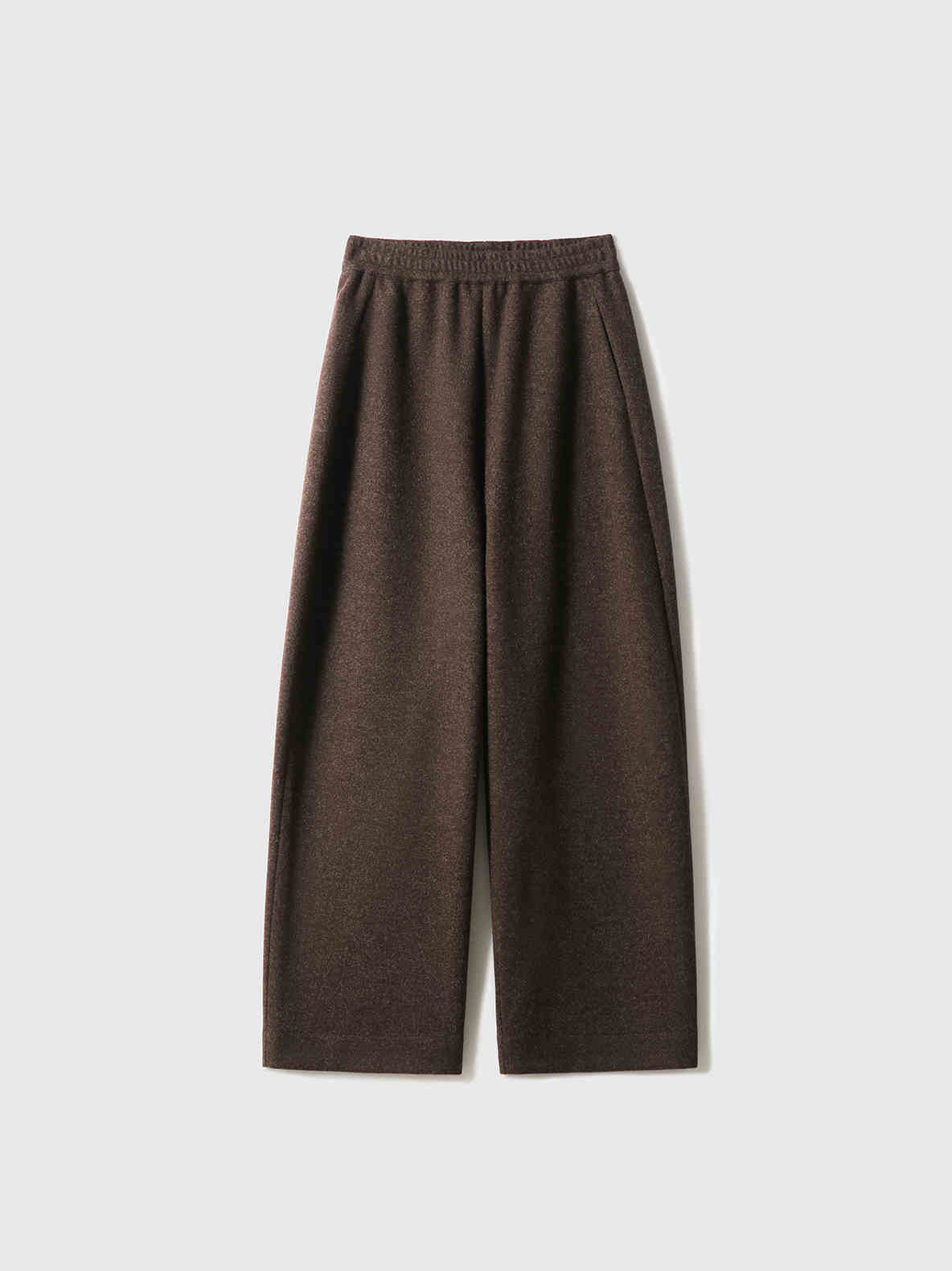 Wool-like wide pants in 4 colors