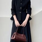 レトロボタンぺプラムジャケット - SonderSable