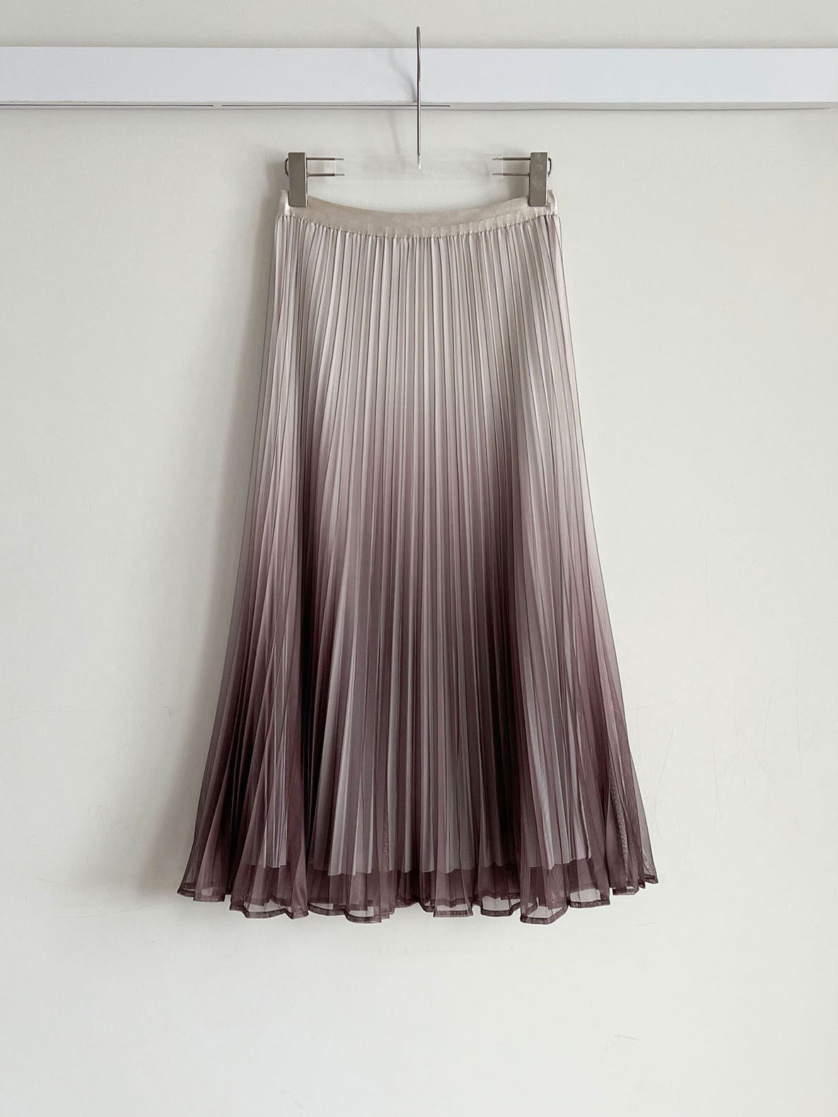 グラデーションプリーツスカート　5色入