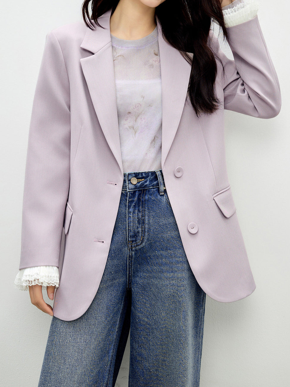 <先行公開>レースプリーツカフステーラードジャケット　2色入 - SonderSable