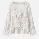 <先行公開>シアークロッシェイレギュラーヘムプルオーバー　2色入 - SonderSable