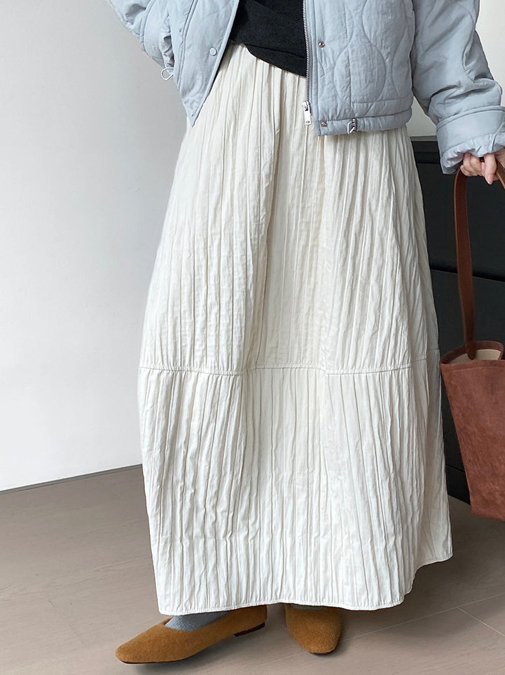 キルディングロングスカート　4色入