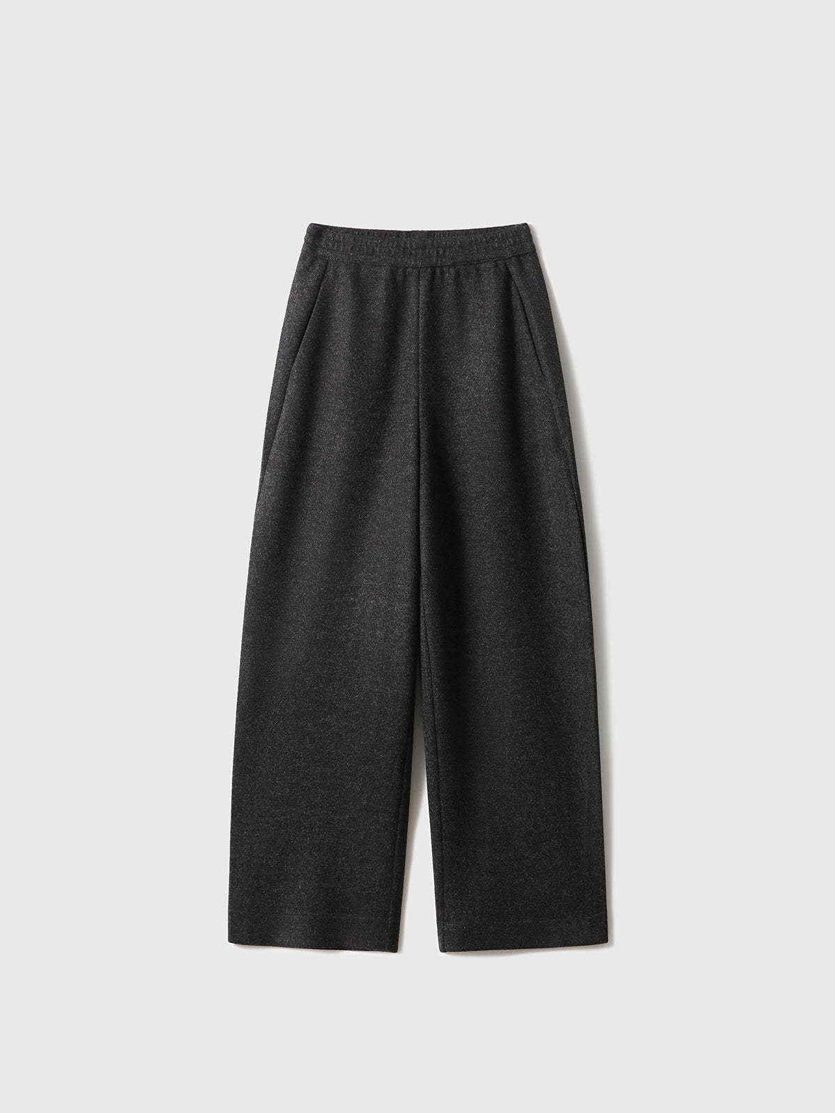 Wool-like wide pants in 4 colors