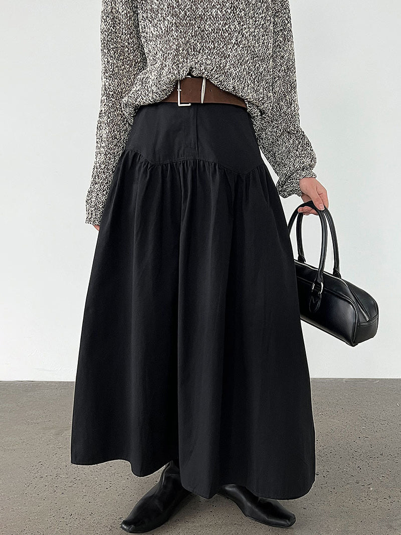 コットンティアードスカート　2色入