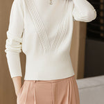 <先行公開>V型ケーブル編みニット　5色入 - SonderSable