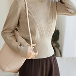 <先行公開>V型ケーブル編みニット　5色入 - SonderSable