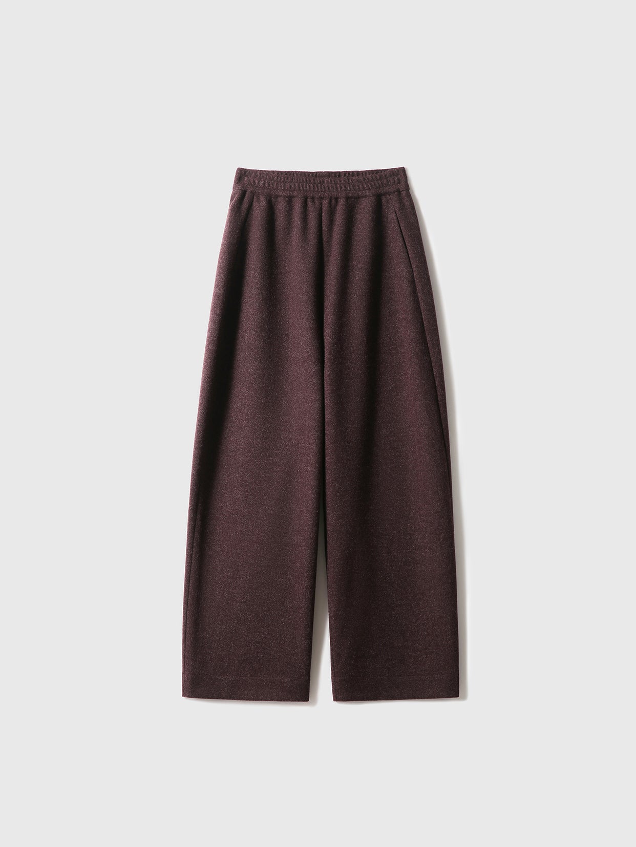 Wool-like wide pants in 4 colors