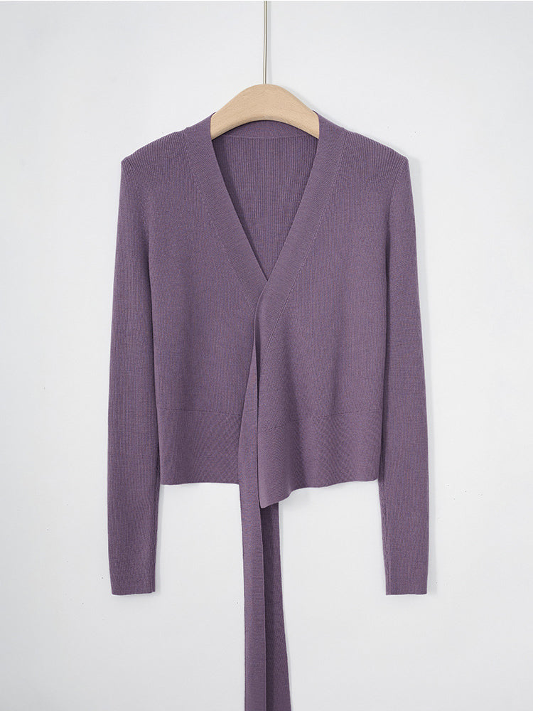 Cache-coeur ribbon knit 5 colors