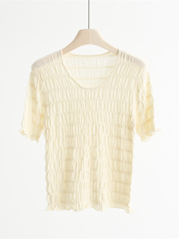 シャーリングメロウTシャツ＜セットアップ可能＞