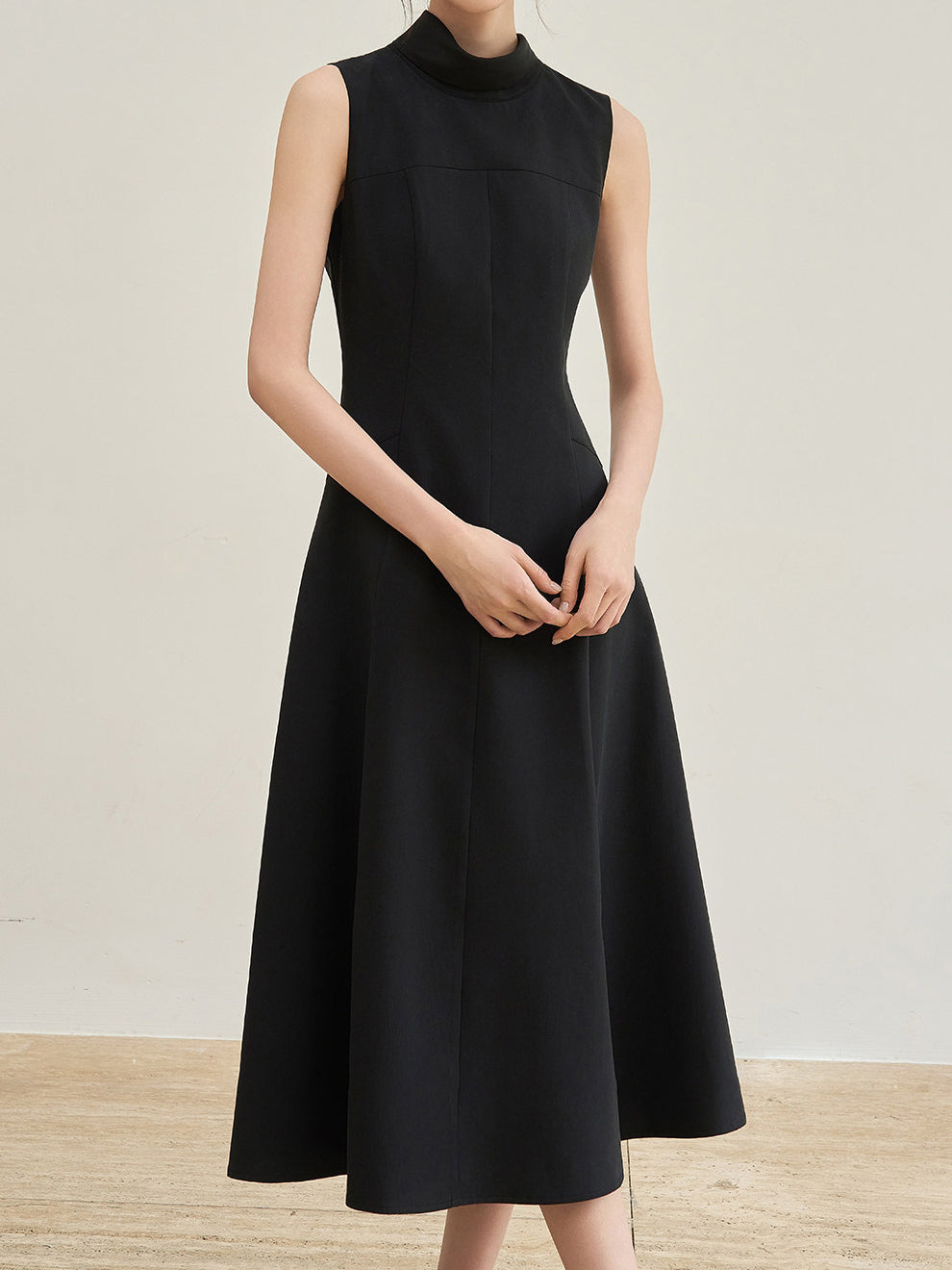 Bow-tie Design Fitted Tank Dress, 2 Colors