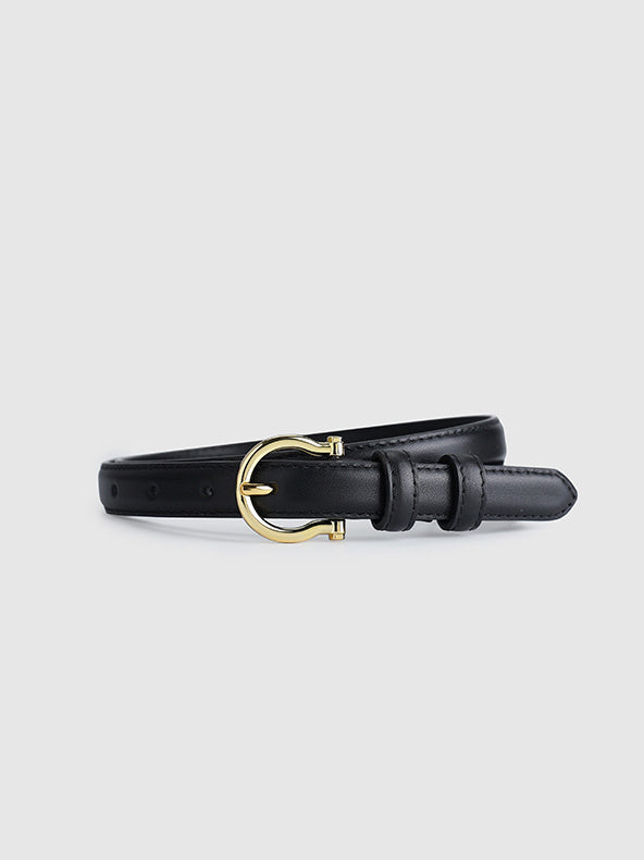 Retro Ring Leather Belt 4 Colors