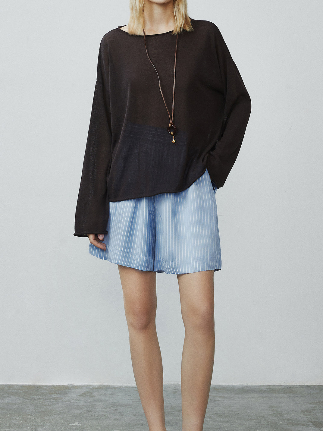 Sheer Loose Knit Tunic (4 colors)