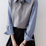 <先行公開>レイヤードストライプニット - SonderSable