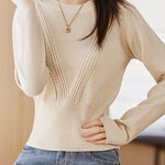 <先行公開>V型ケーブル編みニット　5色入 - SonderSable