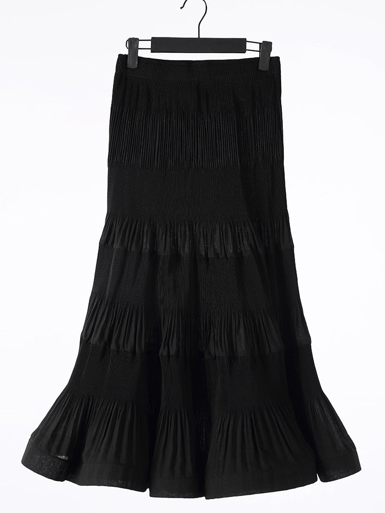 <先行公開>リズムプリーツティアードスカート　3色入 - SonderSable