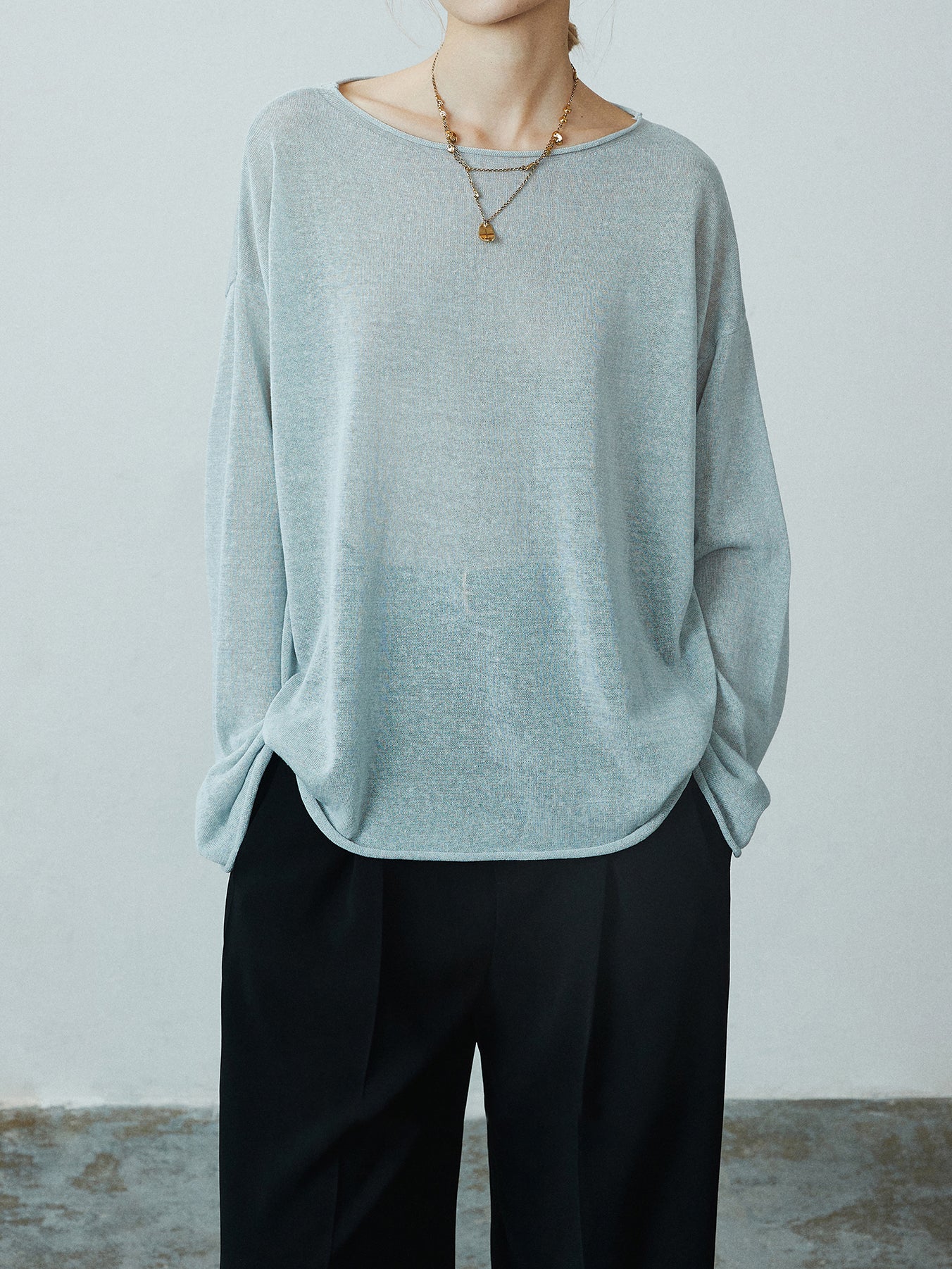 Sheer Loose Knit Tunic (4 colors)