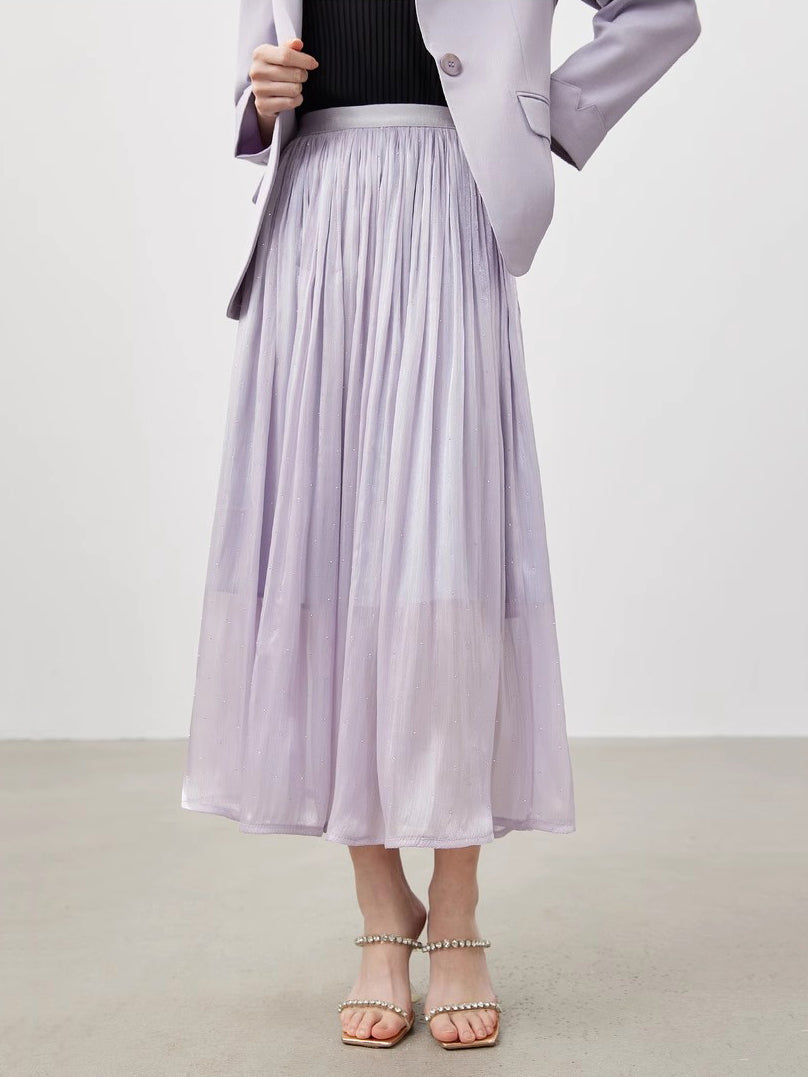 Beaded flare skirt, 6 colors