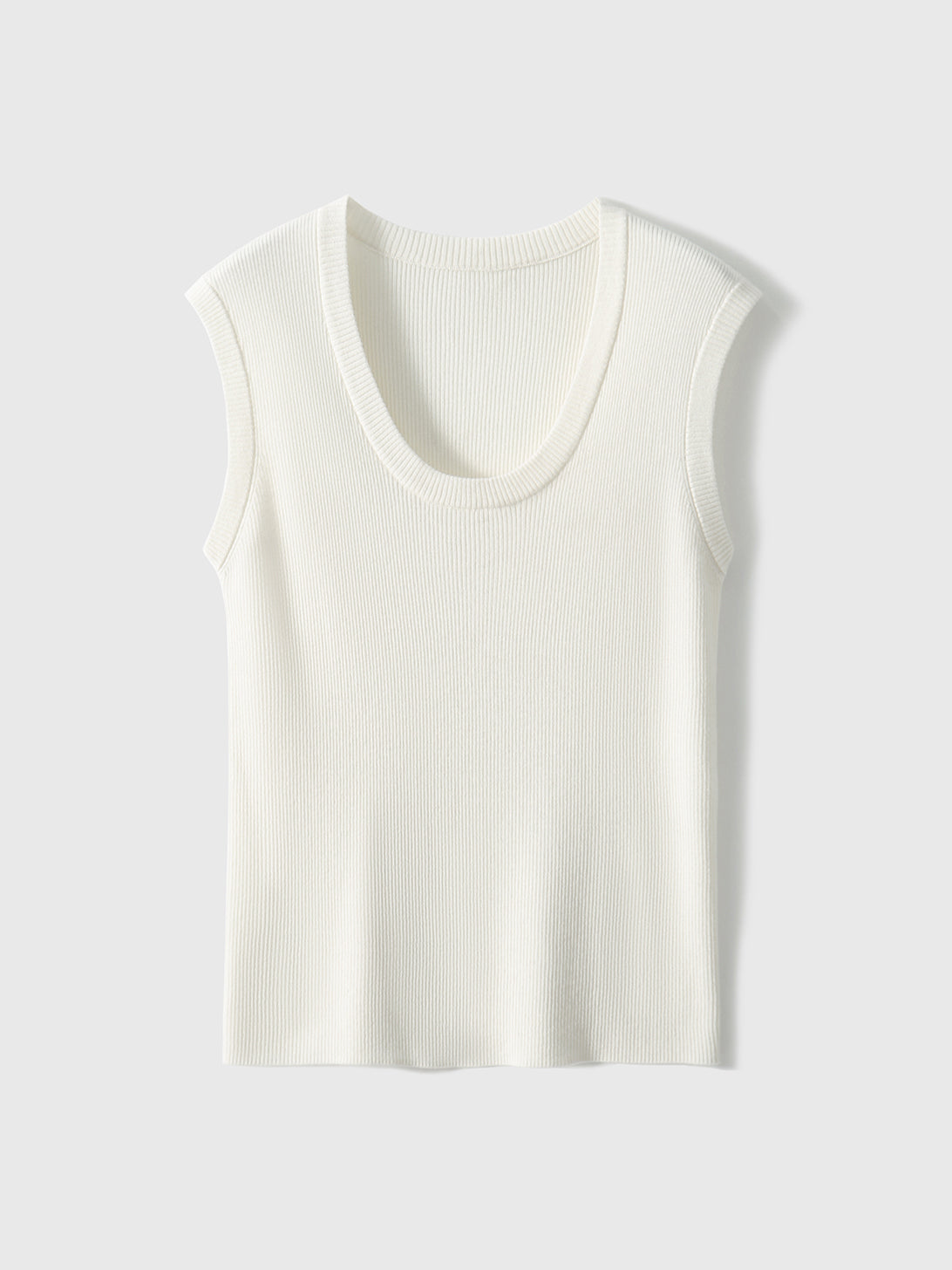 Ribbed knit tank top in 3 colors