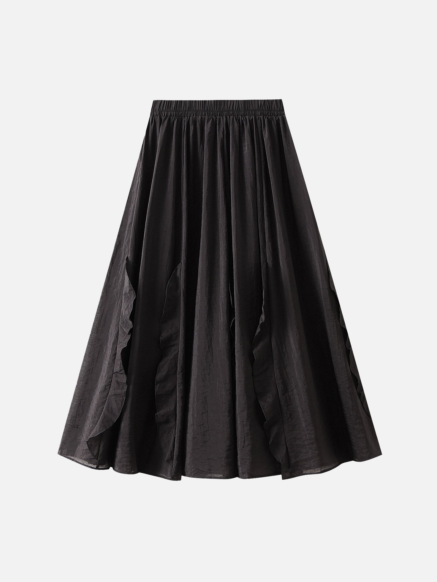 Frill docking flare skirt in 4 colors