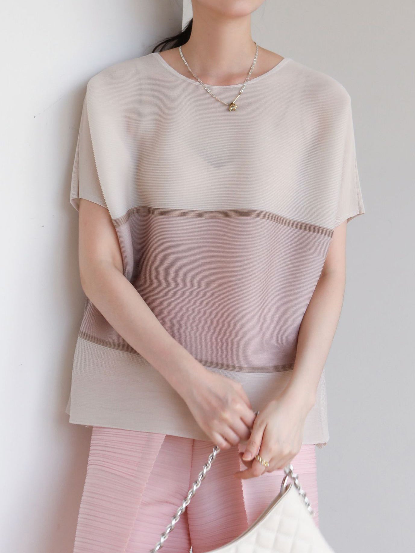 配色プリーツTシャツ　6色入 - SonderSable