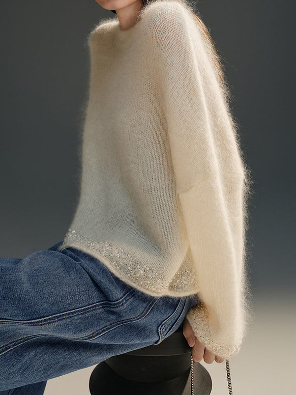 ビジューデザインヘムニット　2色入 - SonderSable