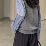 <先行公開>レイヤードストライプニット - SonderSable