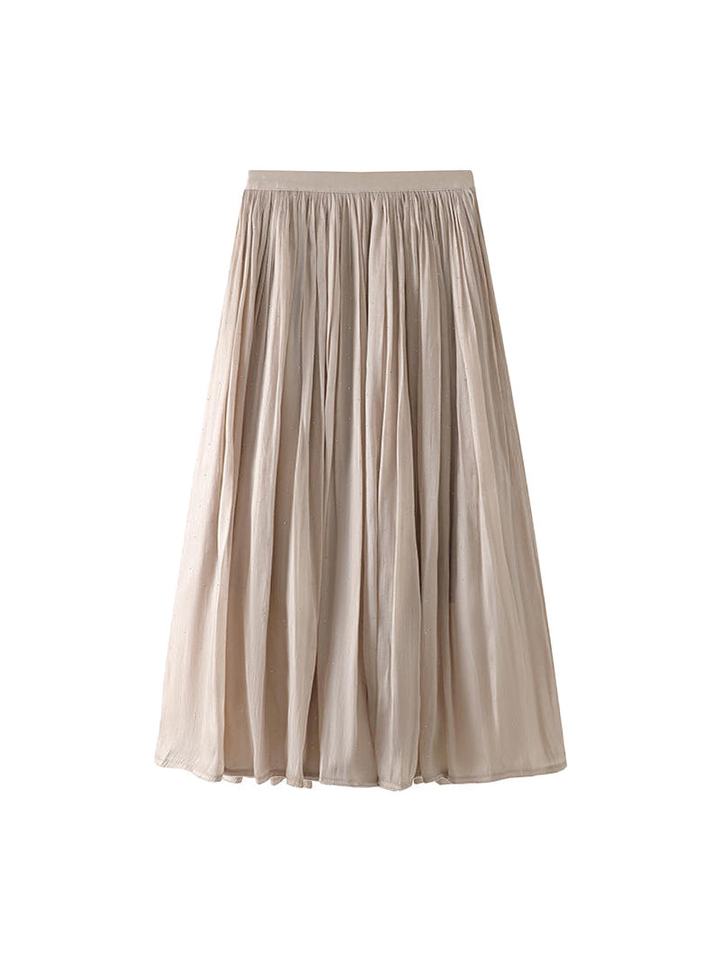 Beaded flare skirt, 6 colors