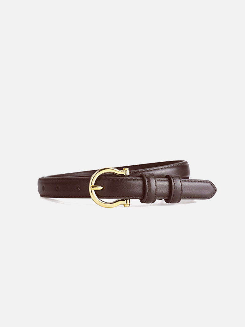 Retro Ring Leather Belt 4 Colors