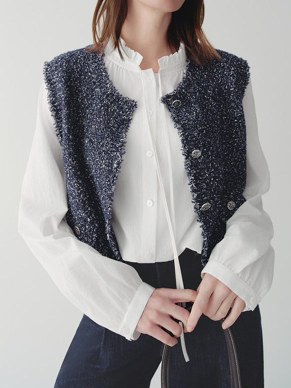 <先行公開>ラメツイードベスト - SonderSable