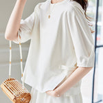 サイドボタンTシャツ　2色入 - SonderSable