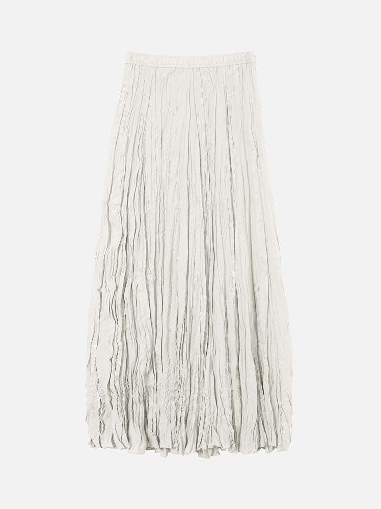 Washer pleated skirt in 3 colors