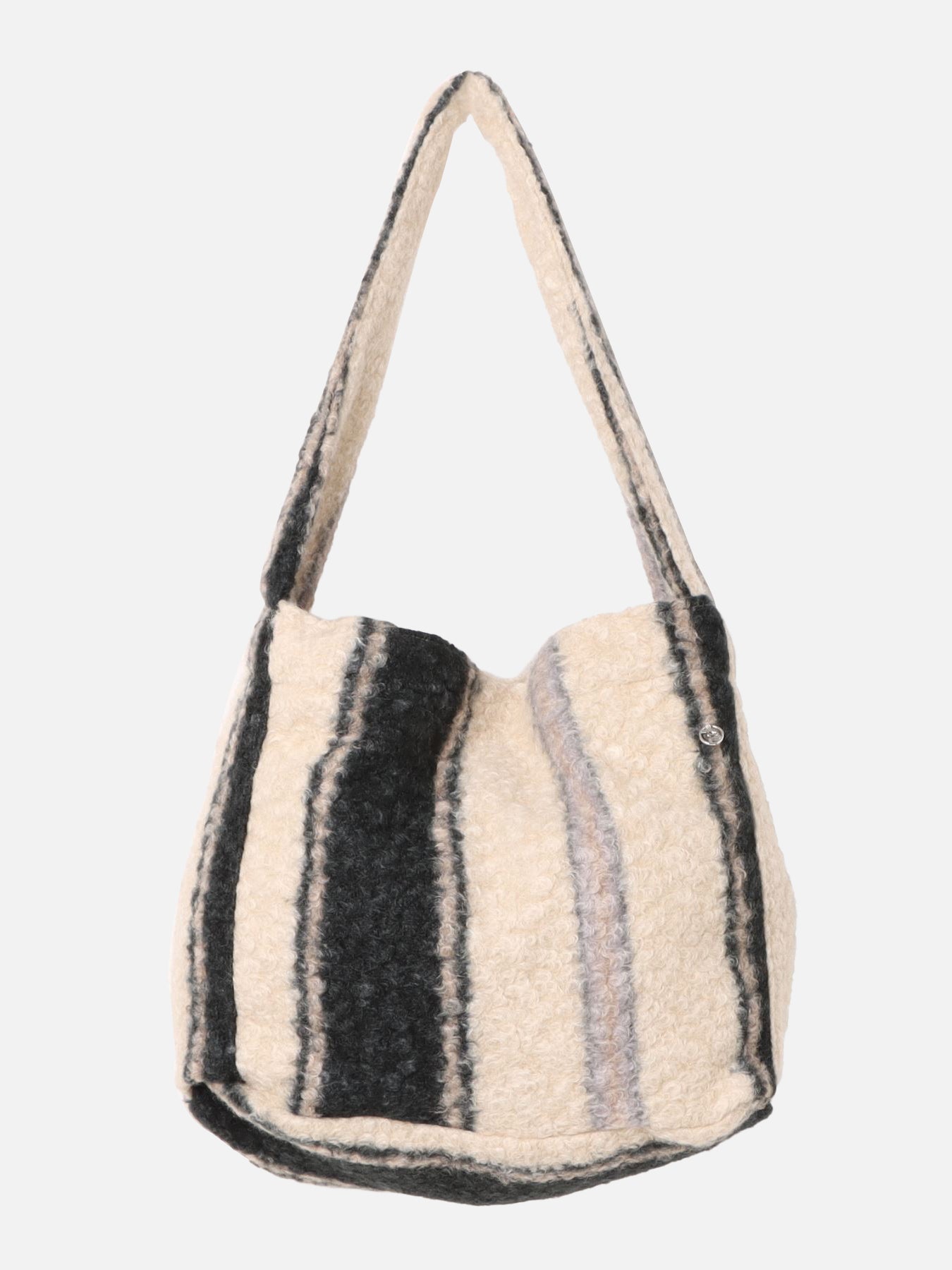 Assorted Patterned Boa Tote Bag (2 Colors)