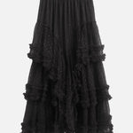 <先行公開>ハートドットチュールティアードフレアスカート　5色入 - SonderSable