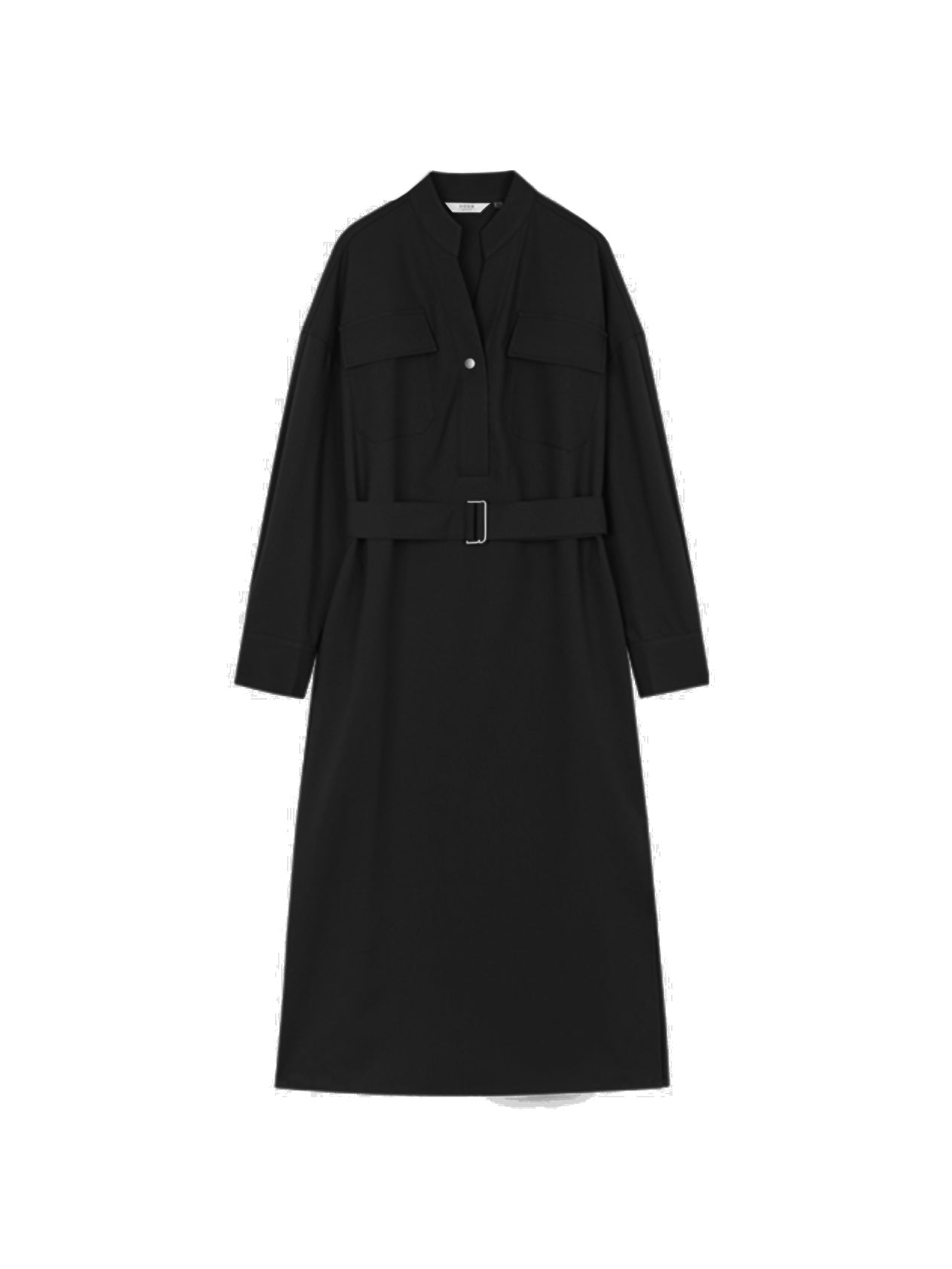 Belted work shirt dress in 2 colors