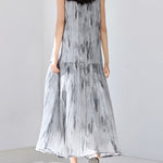 マーブルプリントタンクワンピース - SonderSable