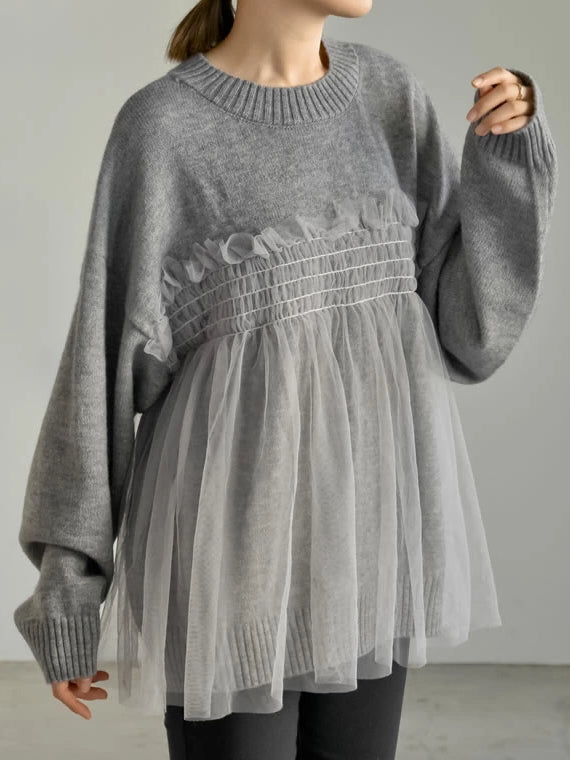 Tulle Docking Knit (4 colors)