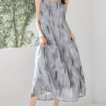 マーブルプリントタンクワンピース - SonderSable