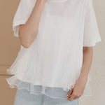 チュールフレアレイヤードTシャツ　3色入 - SonderSable