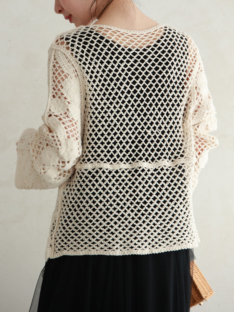 <先行公開>シアークロッシェイレギュラーヘムプルオーバー　2色入 - SonderSable