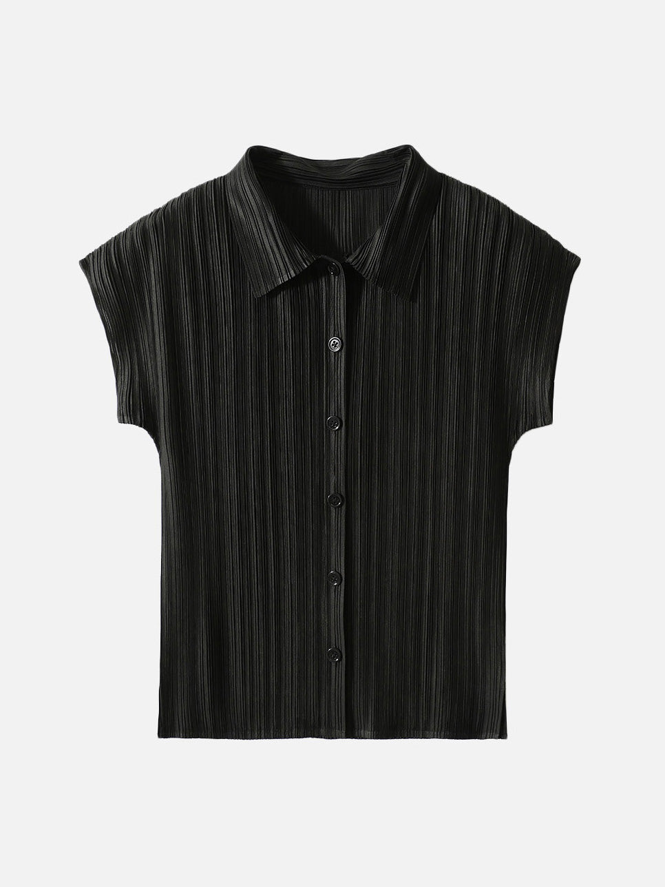 French sleeve pleated shirt in 2 colors
