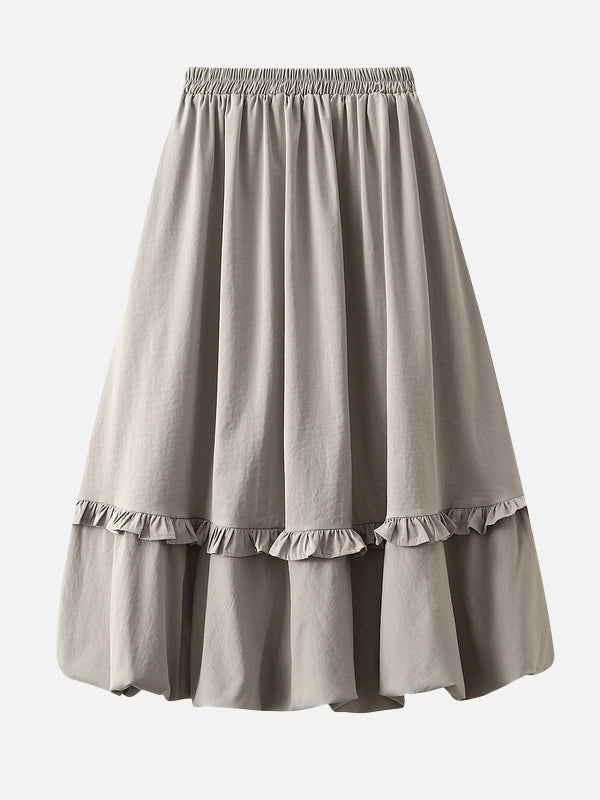 Frill Balloon Skirt (5 colors)