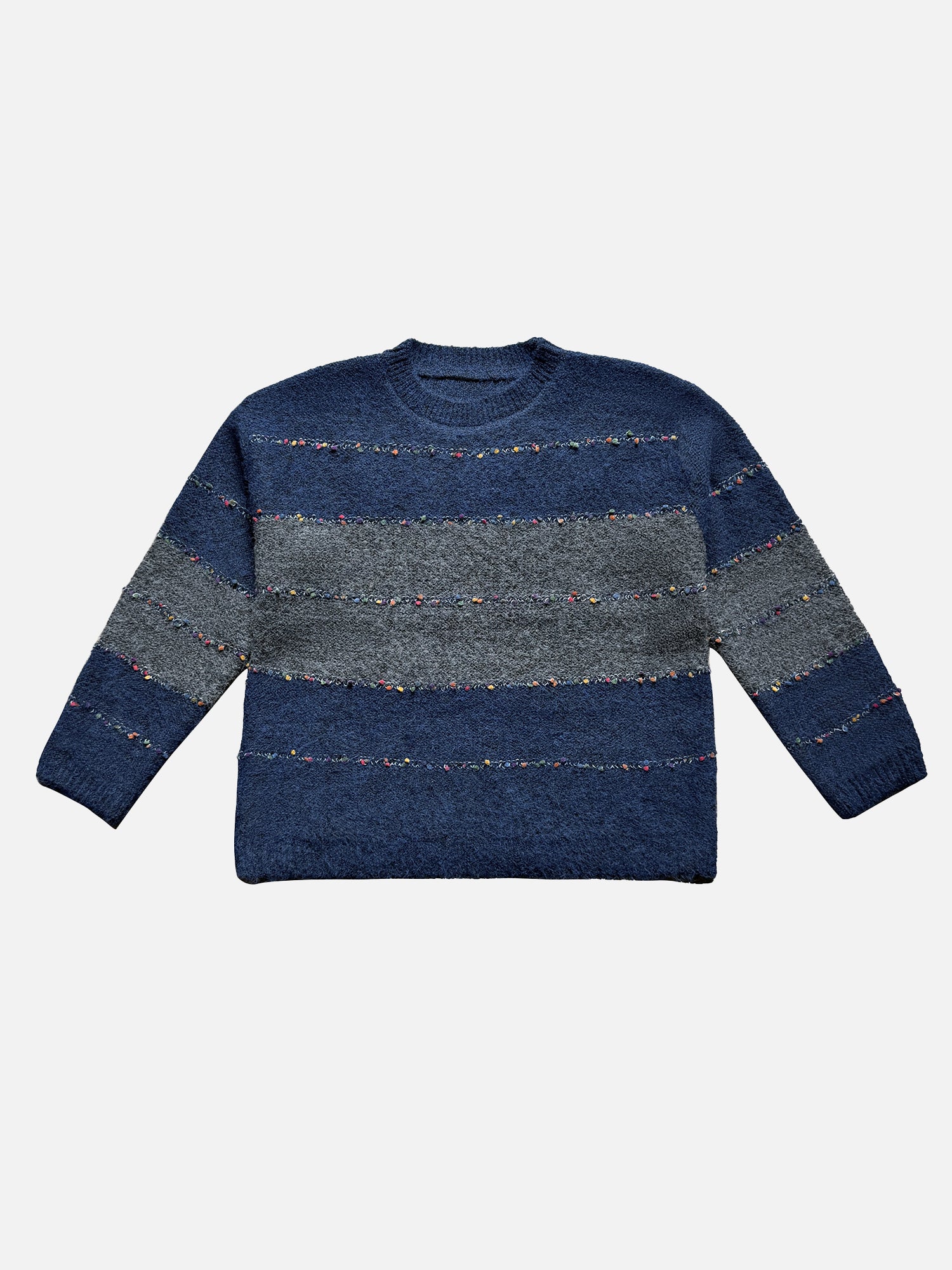 カラーミックスボーダーニット　3色入