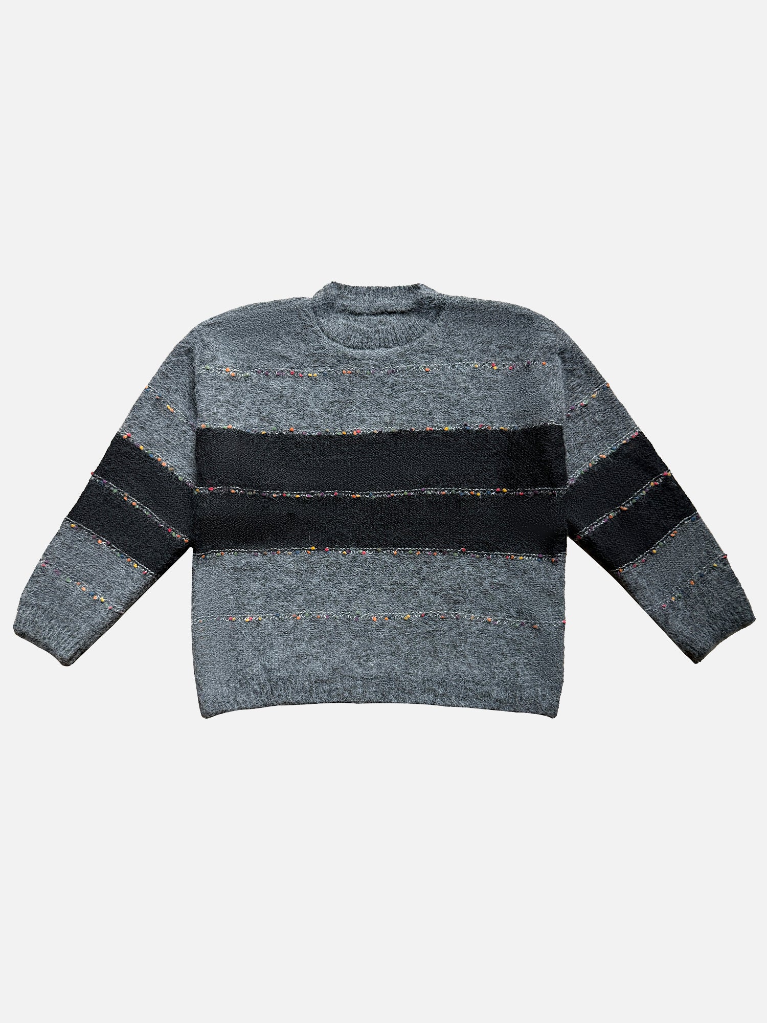 カラーミックスボーダーニット　3色入