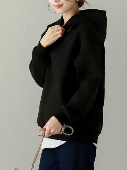 Hooded back pearl tuck parka, 5 colors